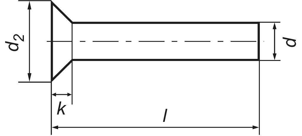 DIN 661   4 x 15  Eis